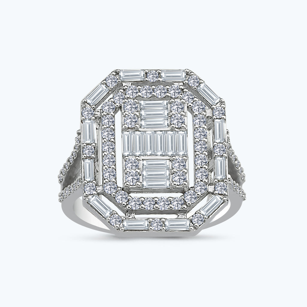 Baguette Diamantring