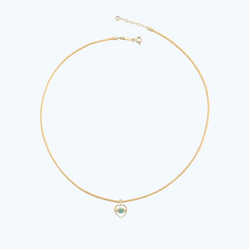 Besties Eye Gold Necklace