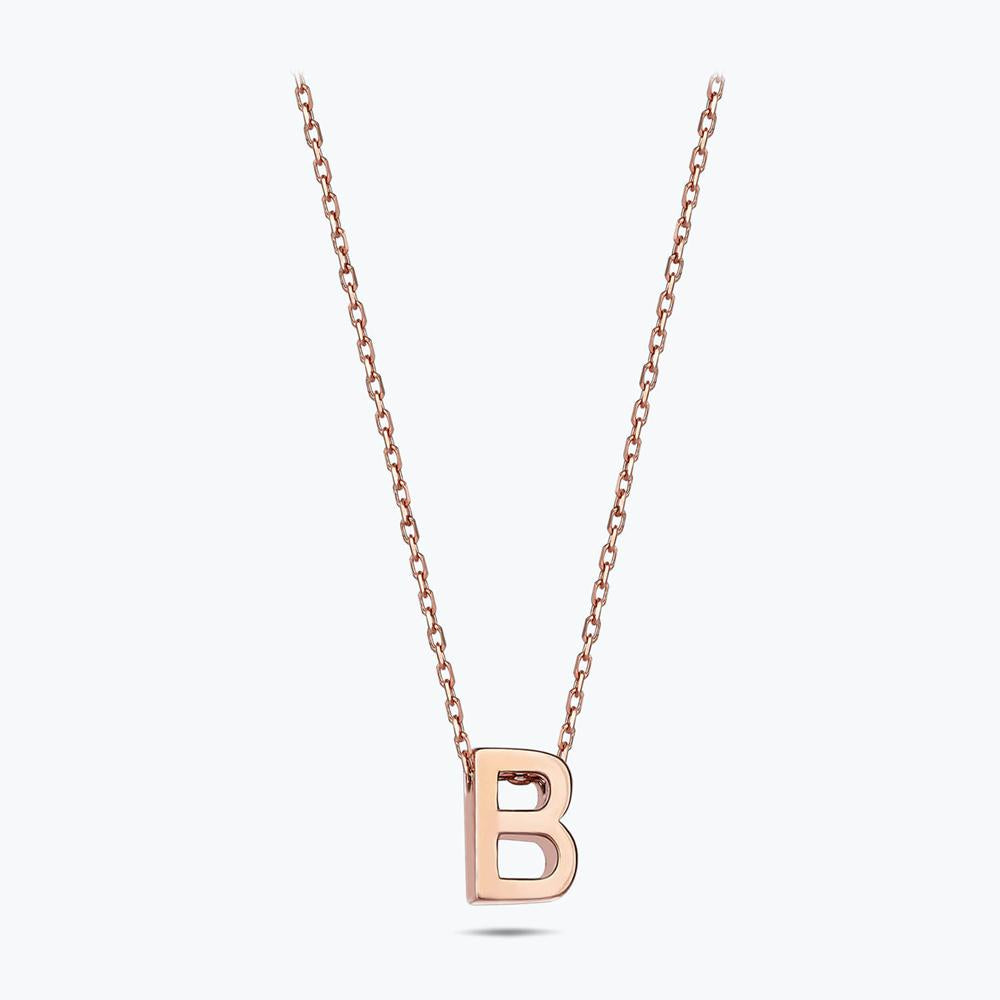Collier Or Lettre B