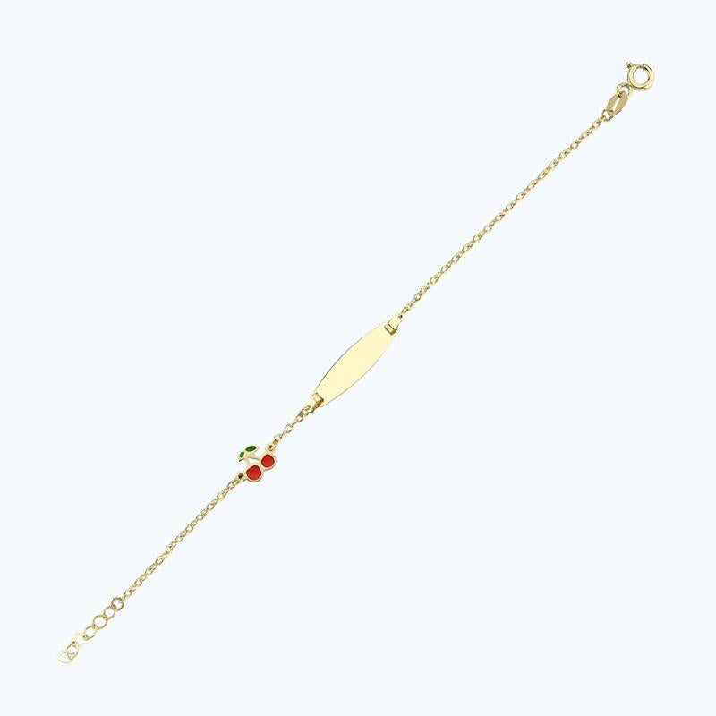 Kid's Cherry Gold Bracelet