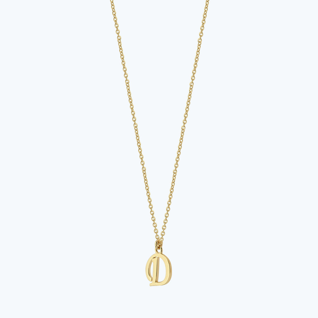 Buchstabe D Goldkette