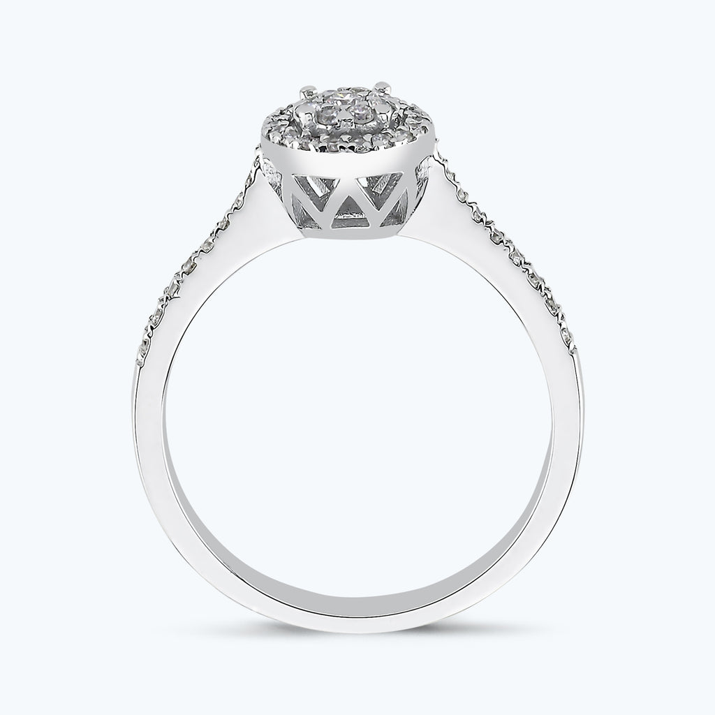 Cluster Diamond Ring