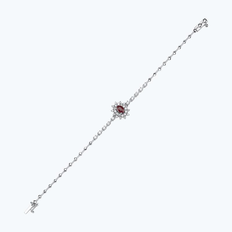 Bracelet Diamant Rubis