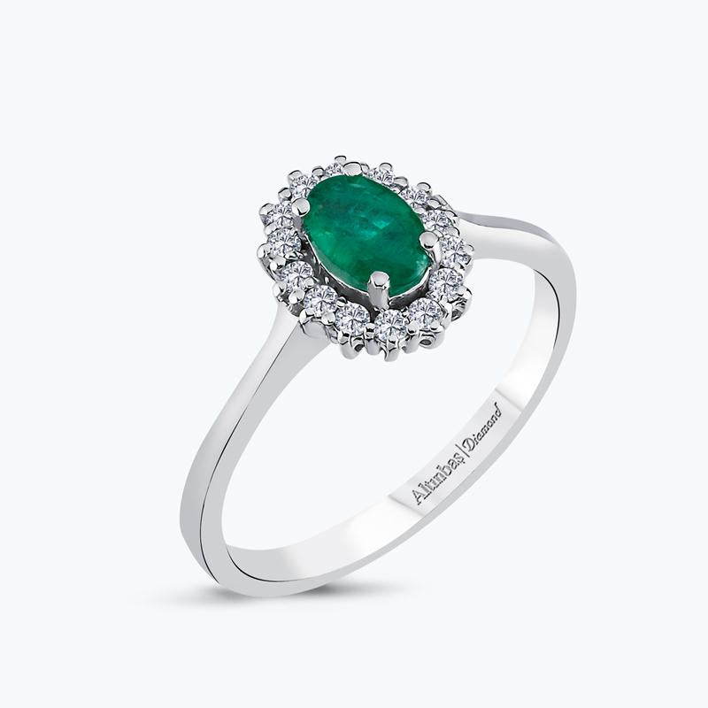 Bague Diamant Émeraude