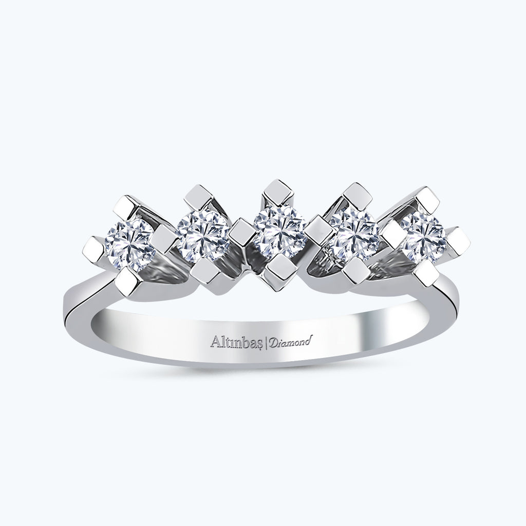 Bague Diamant Cinq Pierres