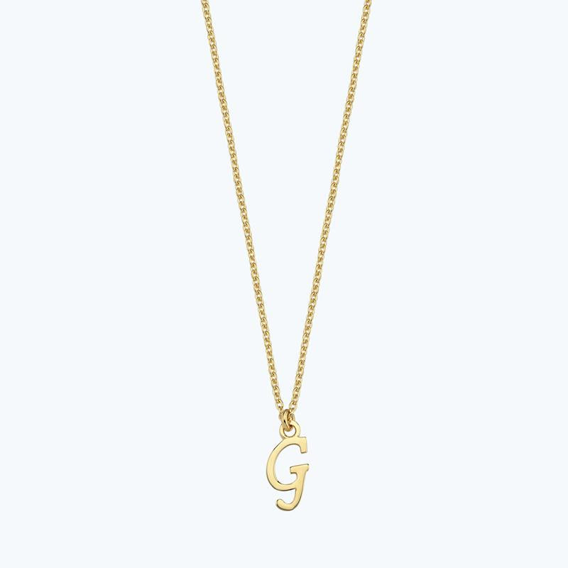 Collier Or Lettre G