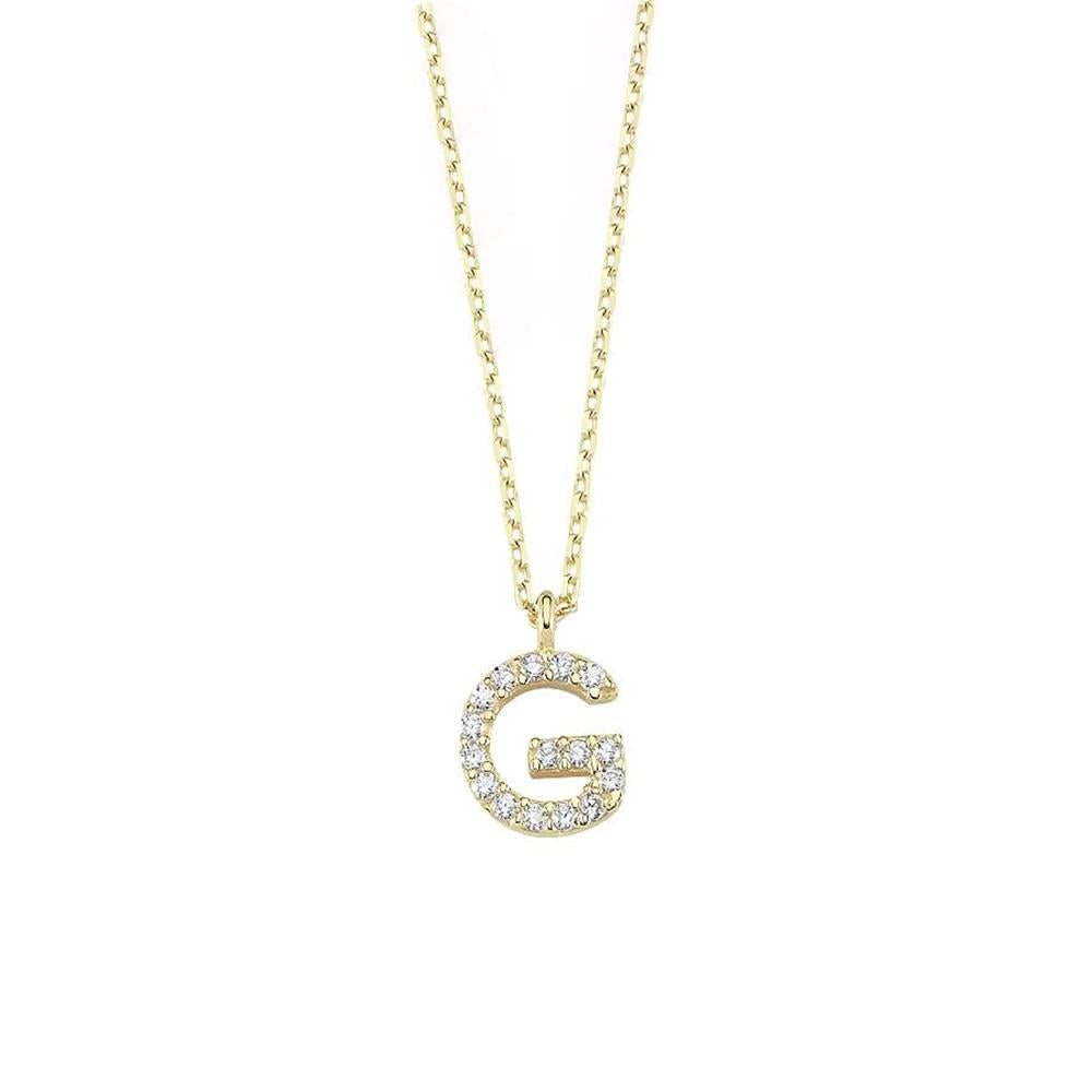 Collier Or Lettre G