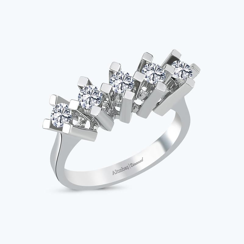 Bague Diamant Cinq Pierres