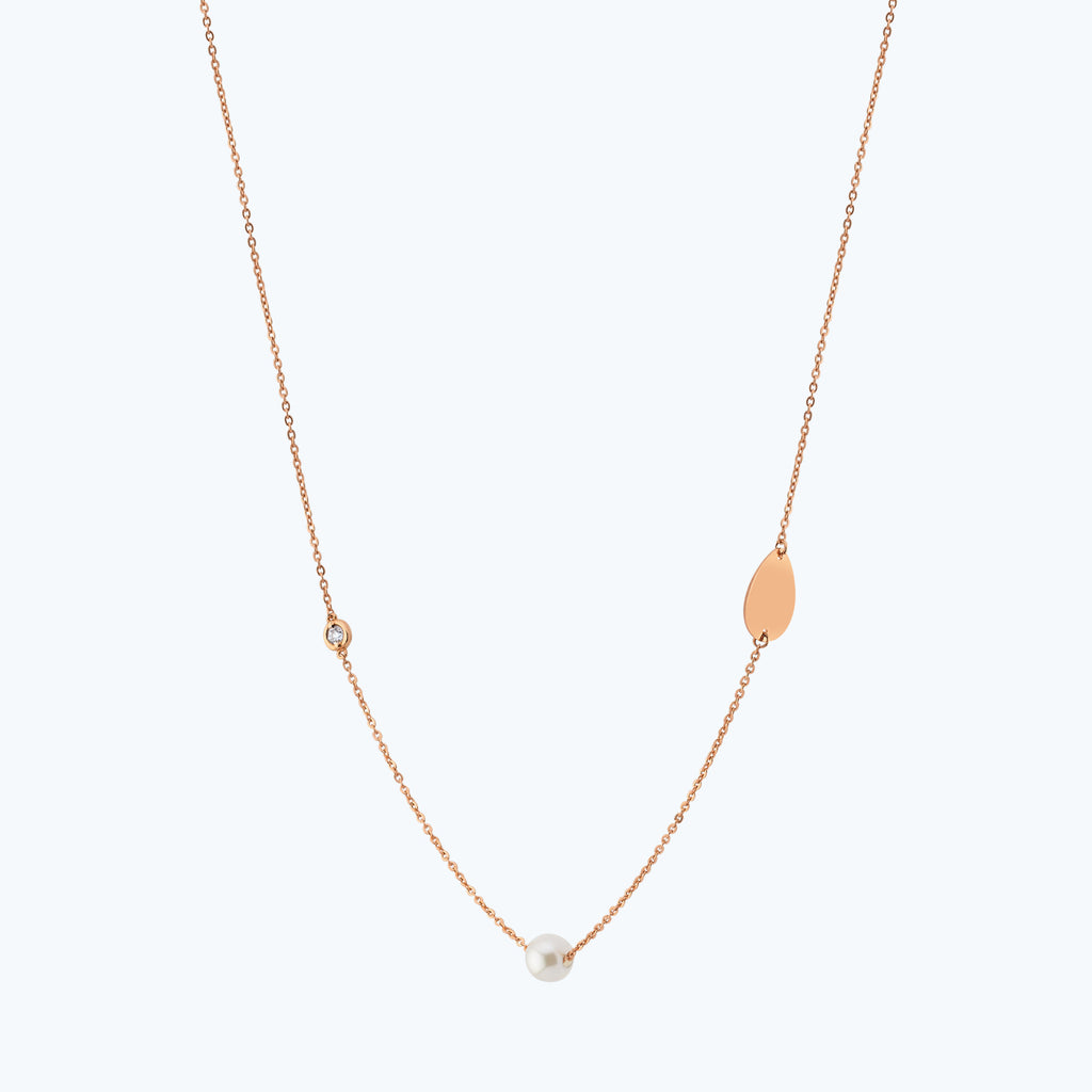 Perlen Diamantkette