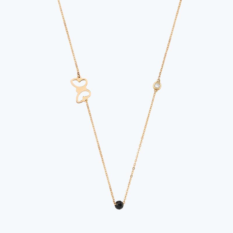 Schmetterling Diamantkette mit Spinell