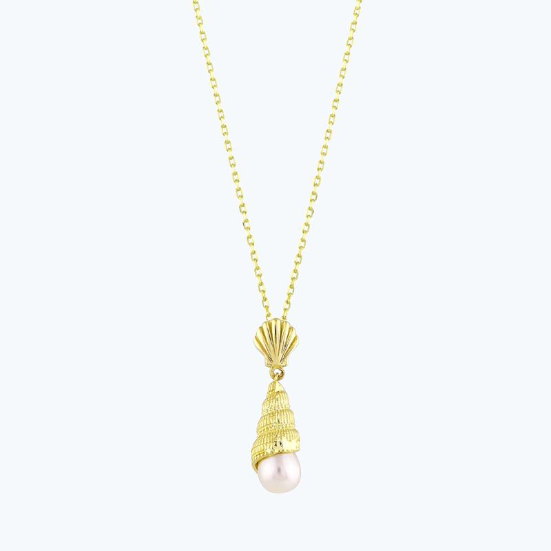 Oyster Pearl Gold Necklace