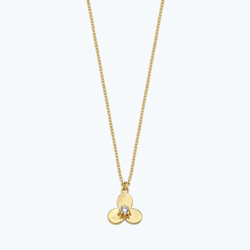 Collier Or Fleur