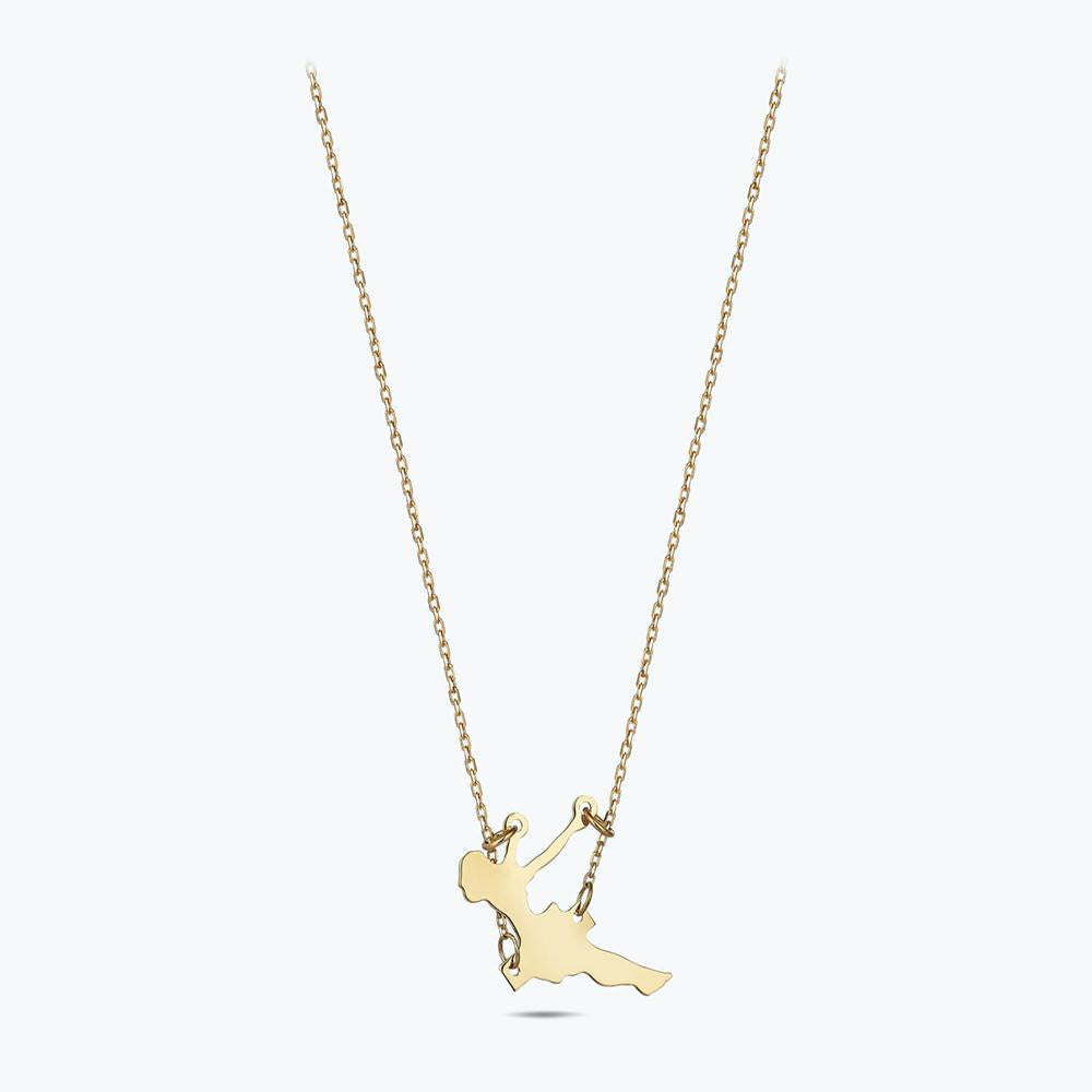Swing Gold Necklace
