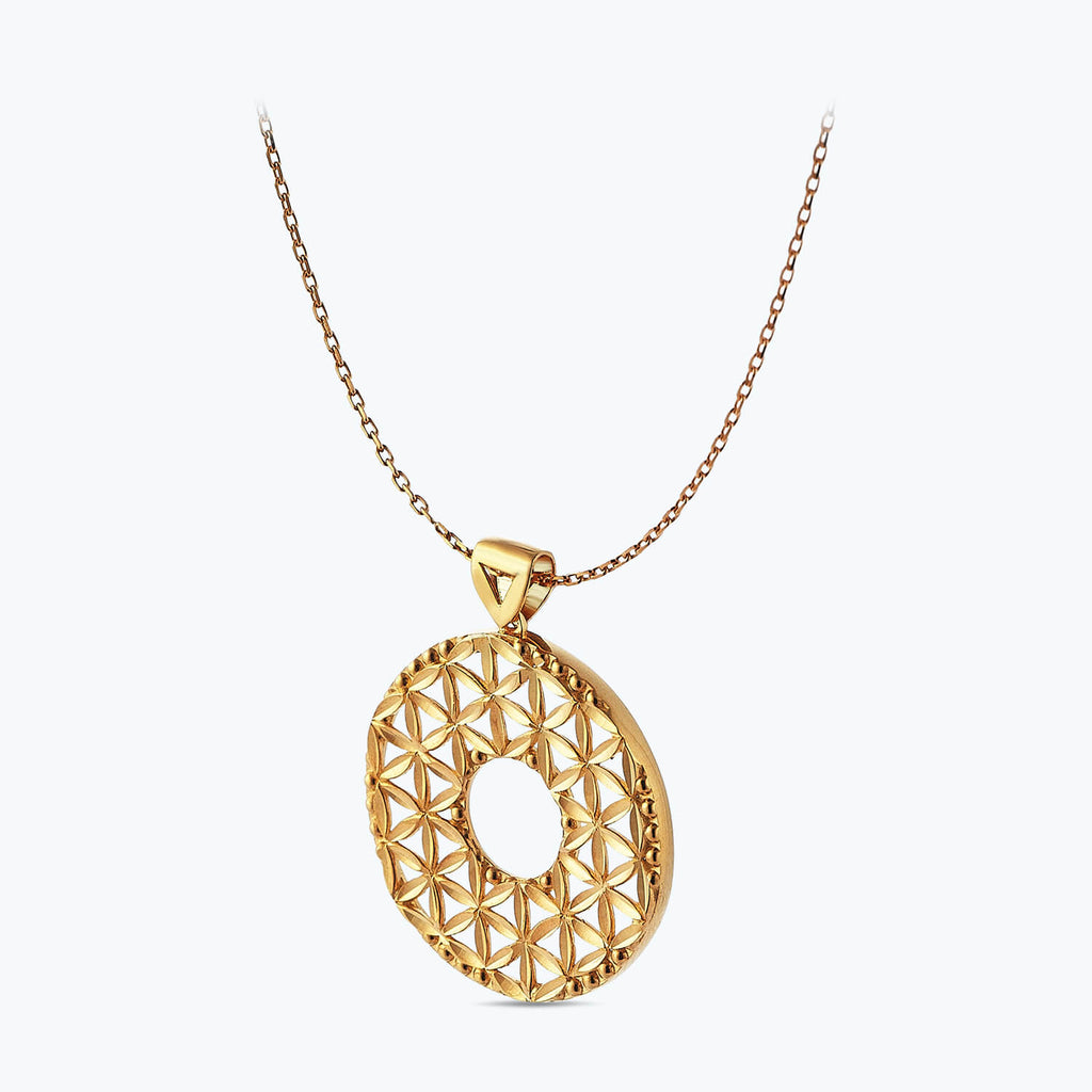 22K Goldkette Lebensbaum