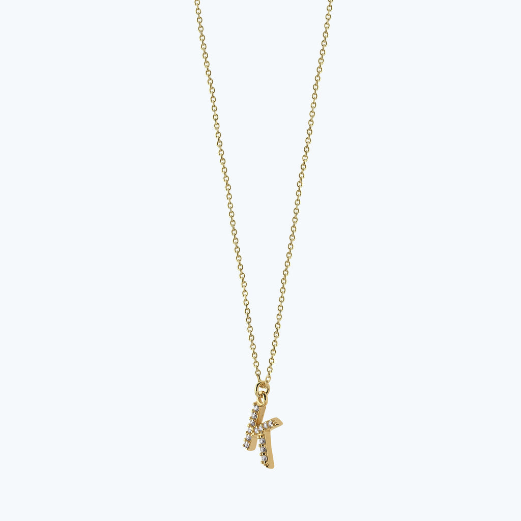 Buchstabe K Goldkette