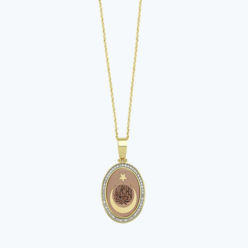Mond Stern Goldkette