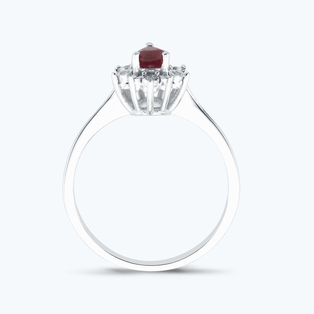 Bague Diamant Rubis