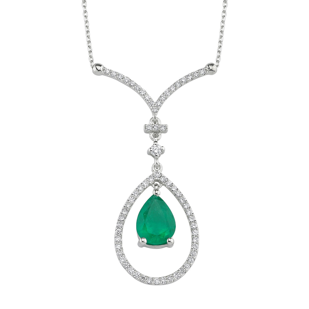 Smaragd Diamantkette