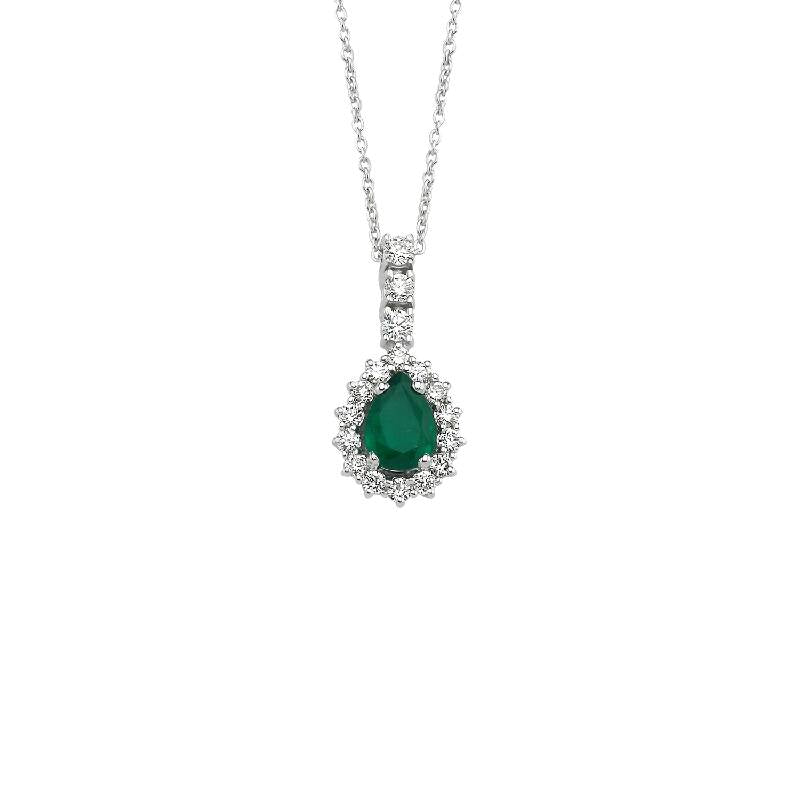 Smaragd Diamantkette