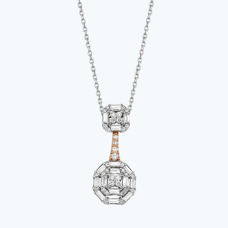 Baguette Diamantkette