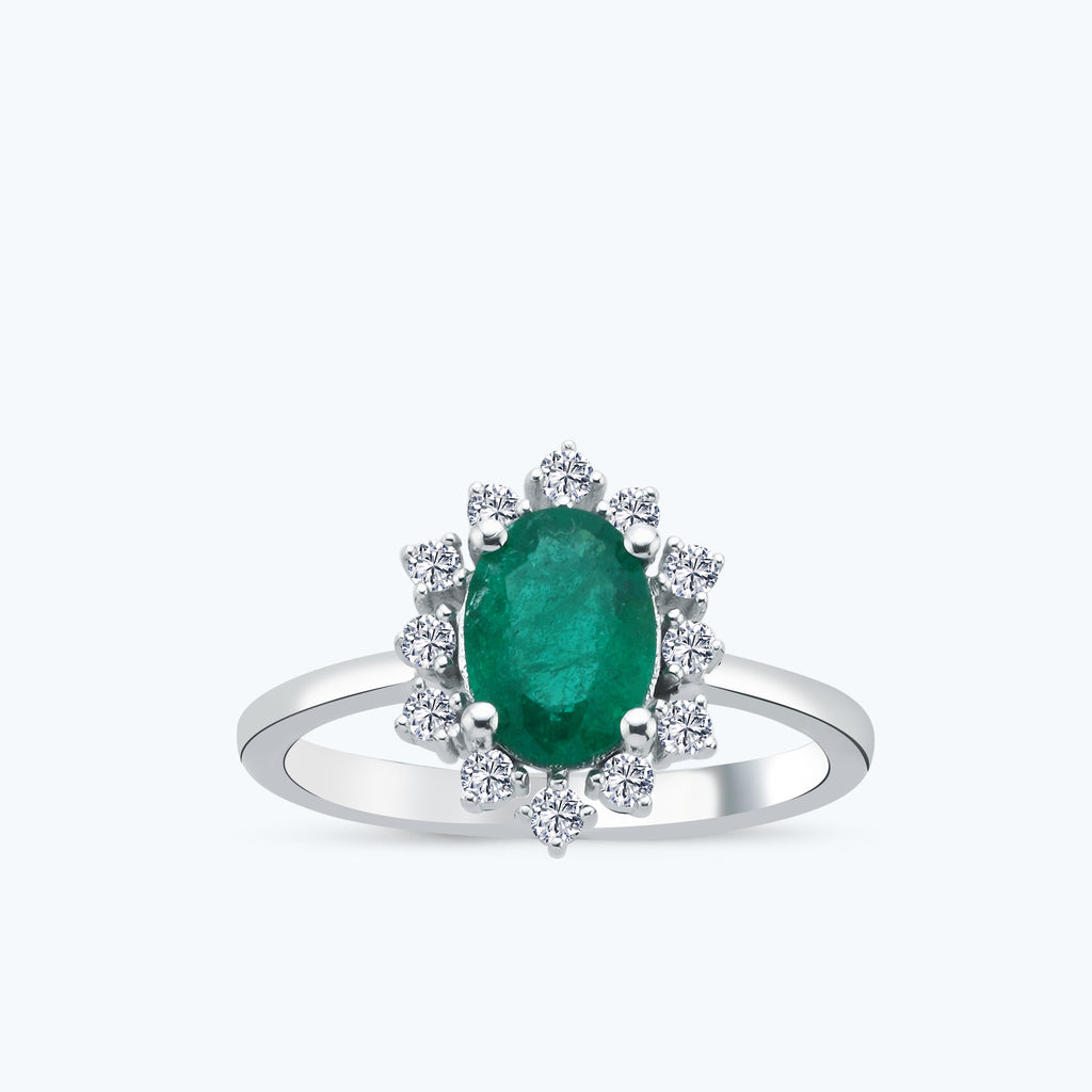 Bague Diamant Emerald