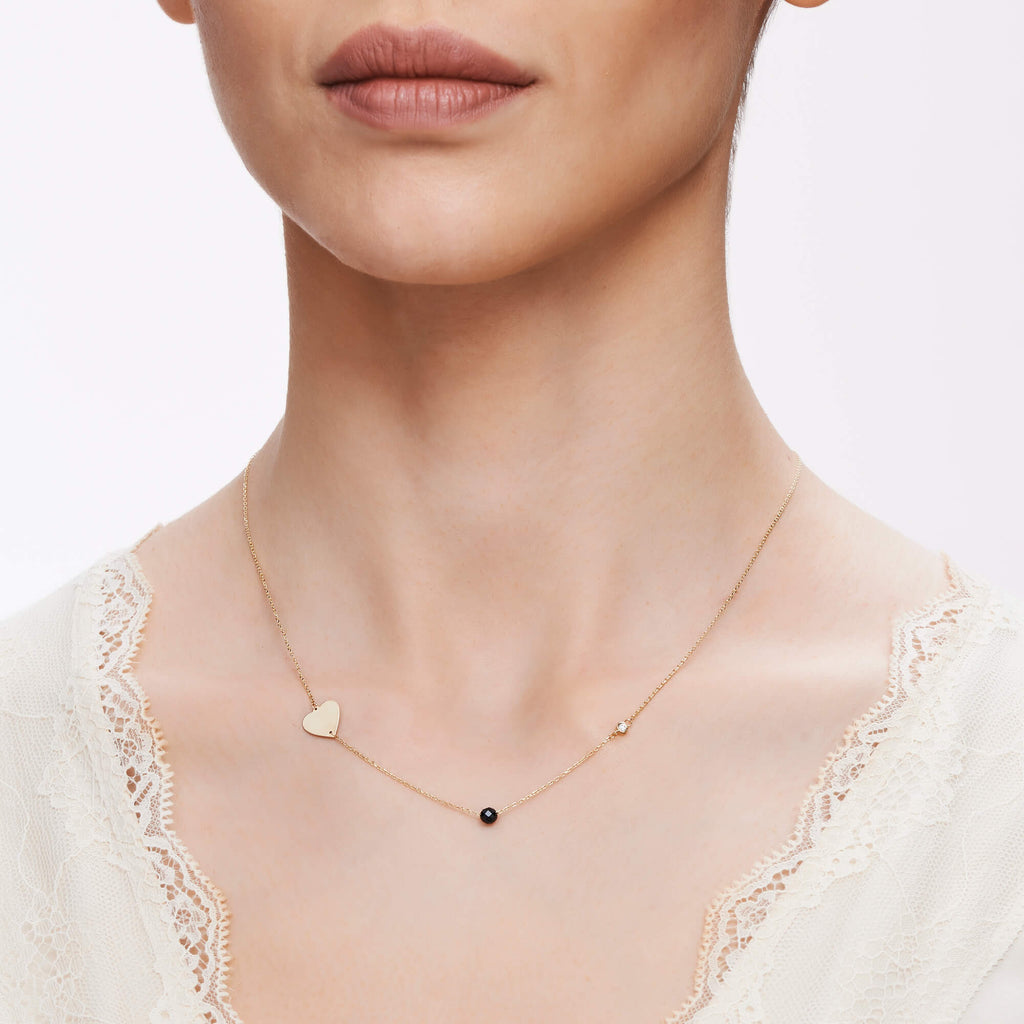 Diamantkette Herz 