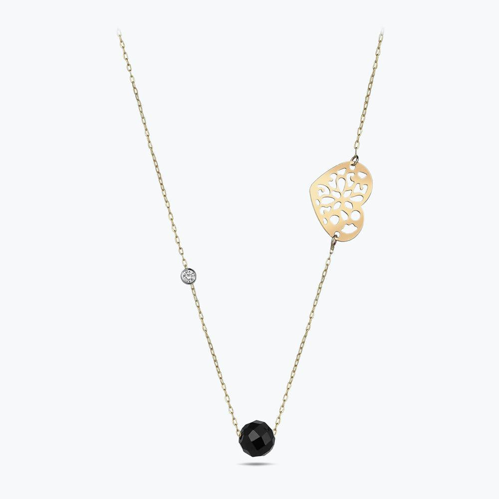 Diamantkette Herz 