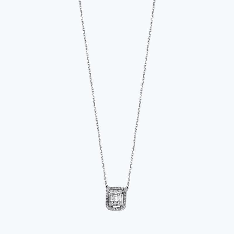 Baguette Diamantkette