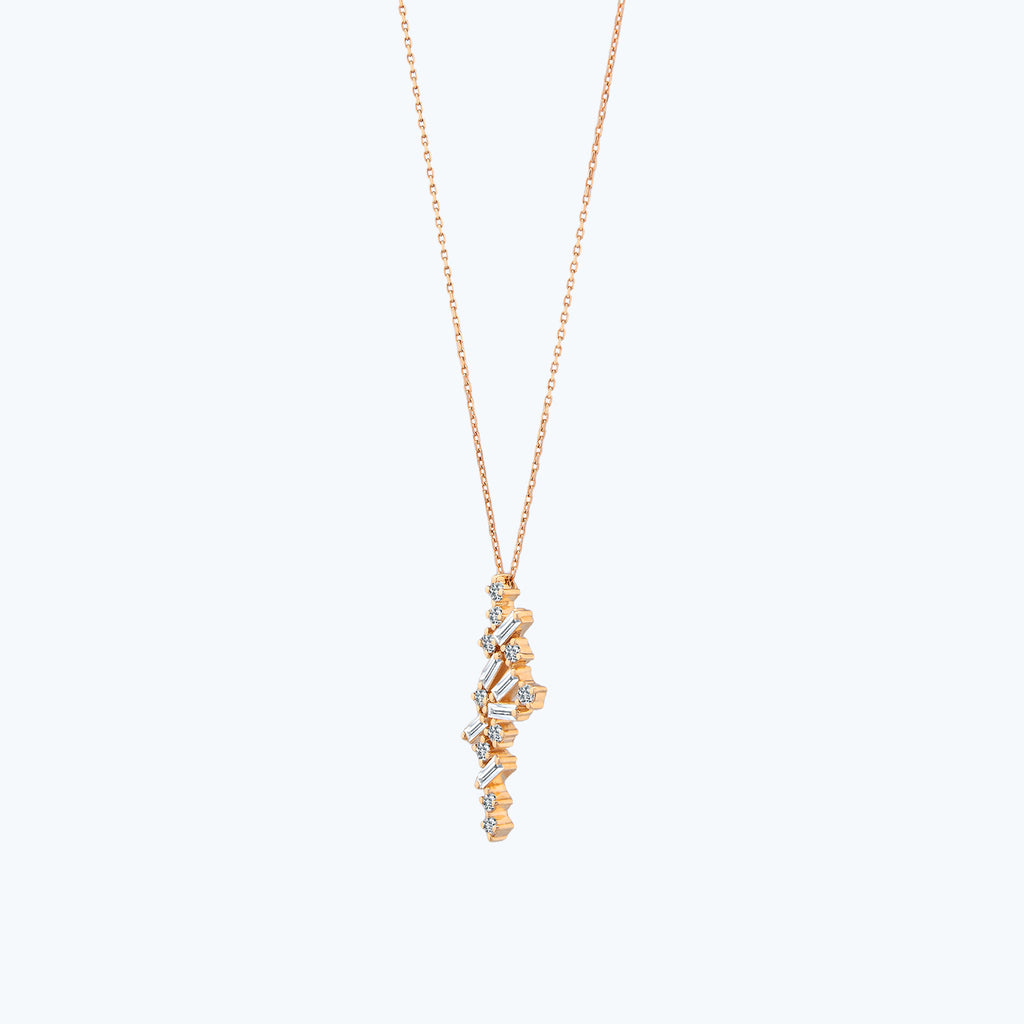 Baguette Diamantkette