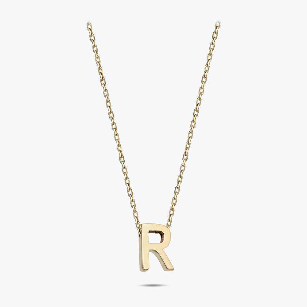 Buchstabe R Goldkette