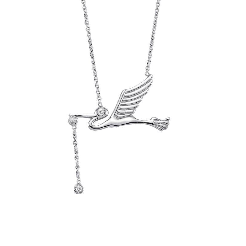 Bird Diamond Necklace