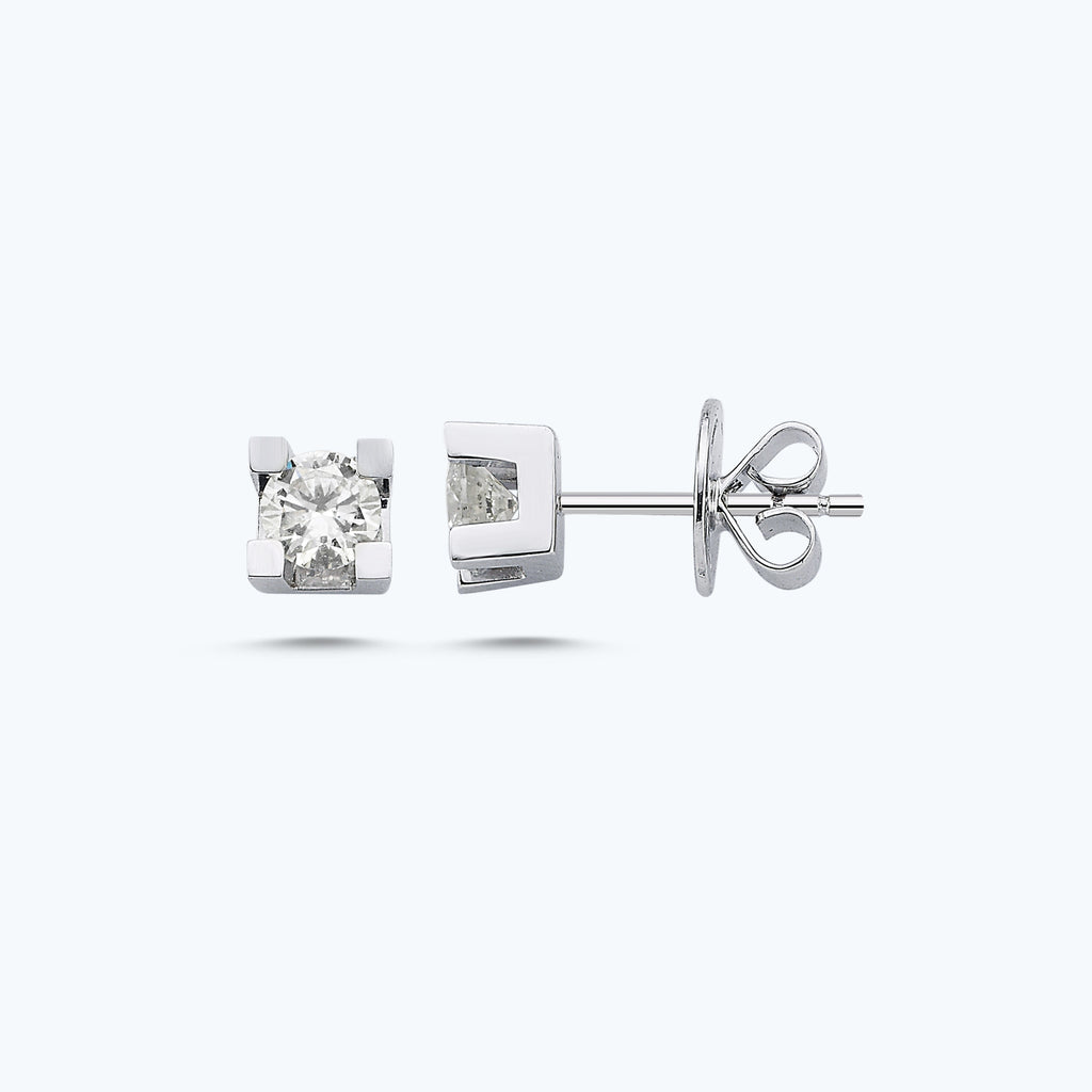Solitaire Diamond Earring