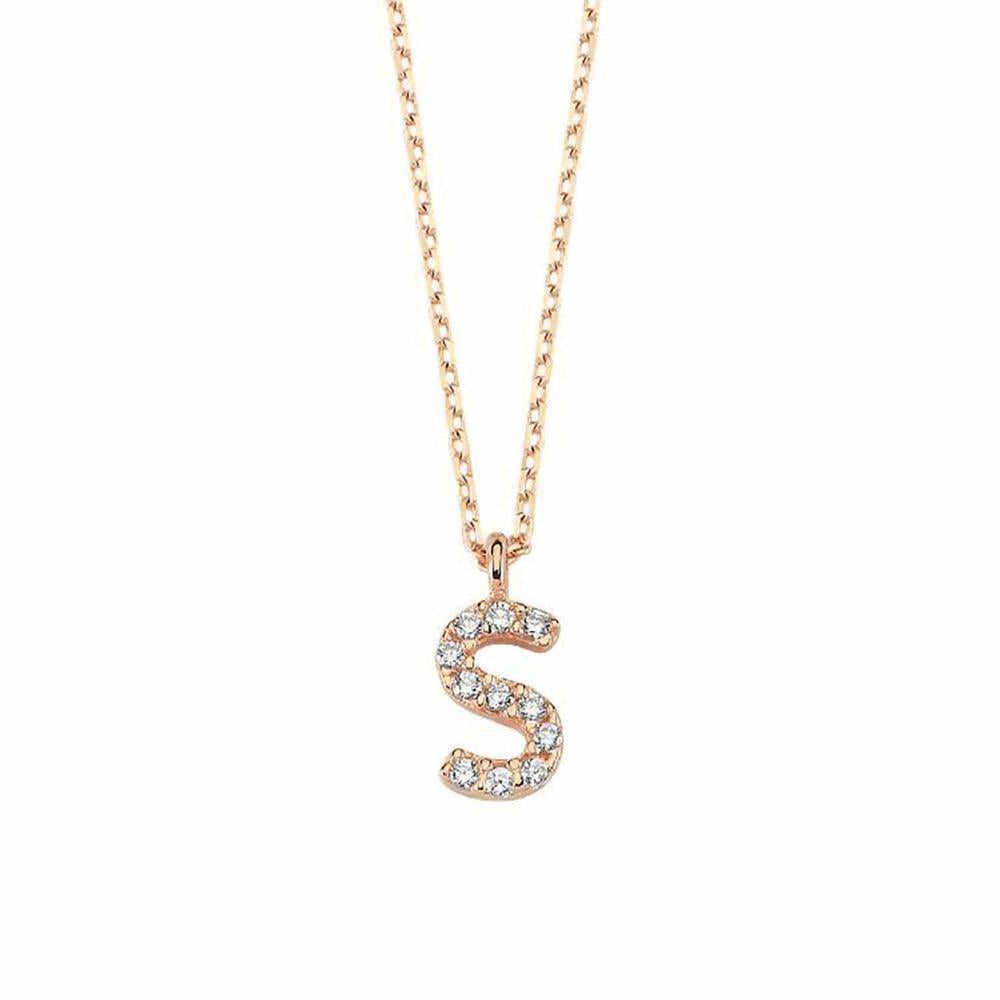 Buchstabe S Goldkette