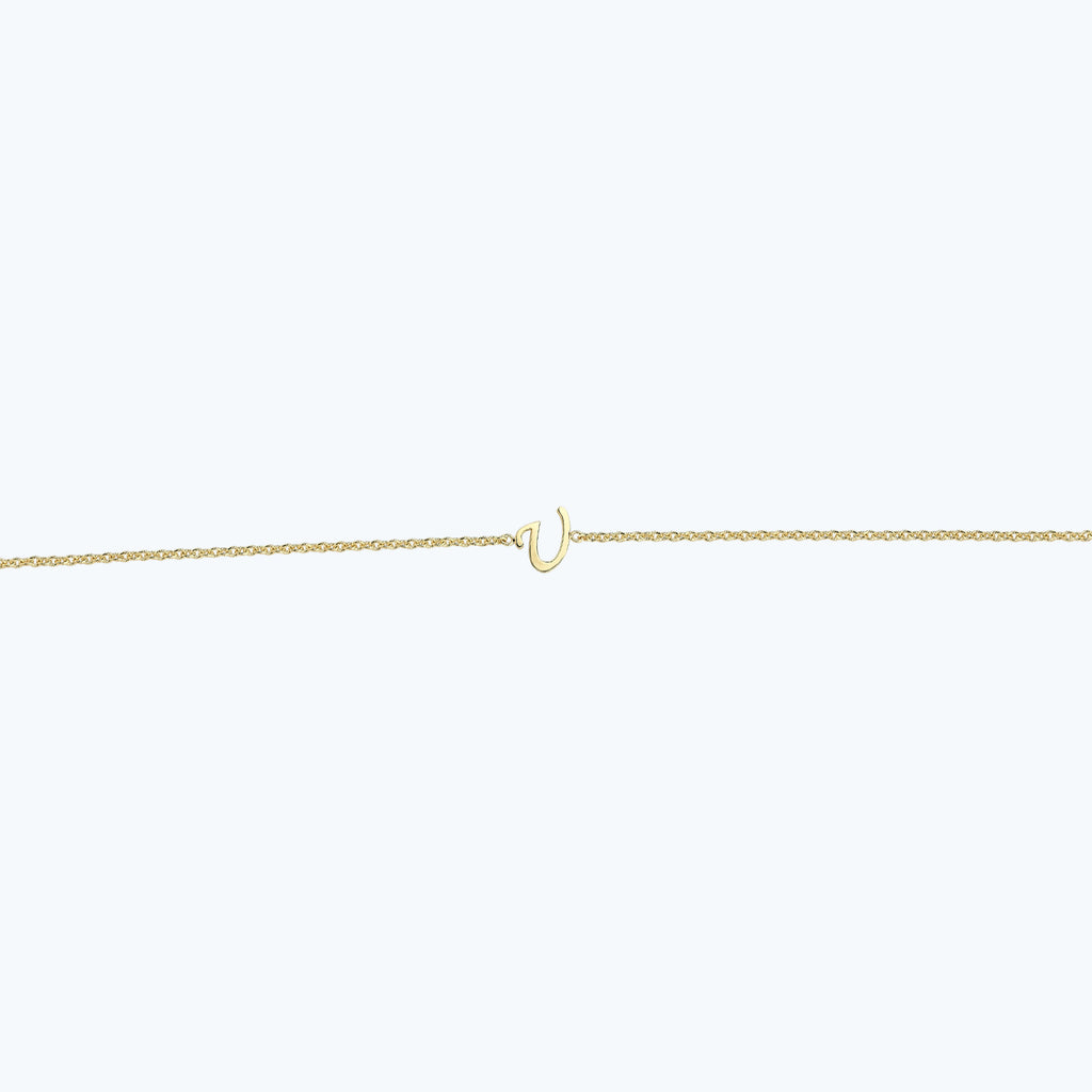 Bracelet Or Lettre U