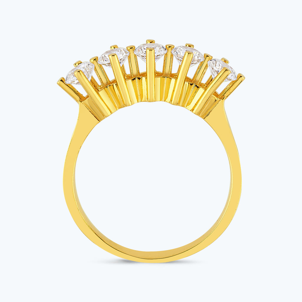 Five Stone Gold Ring
