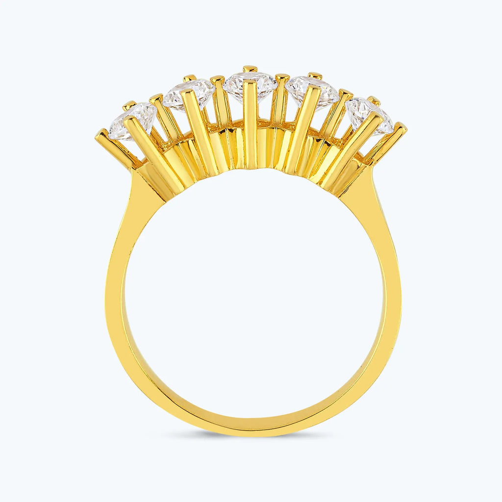 Five Stone Gold Ring
