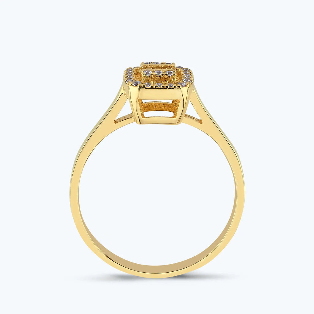 Baguette Gold Ring