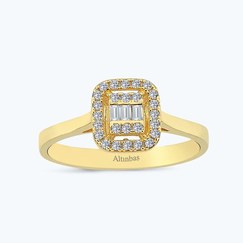 Baguette Gold Ring