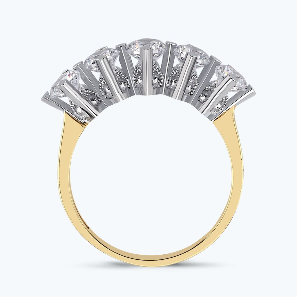 Five Stone Gold Ring