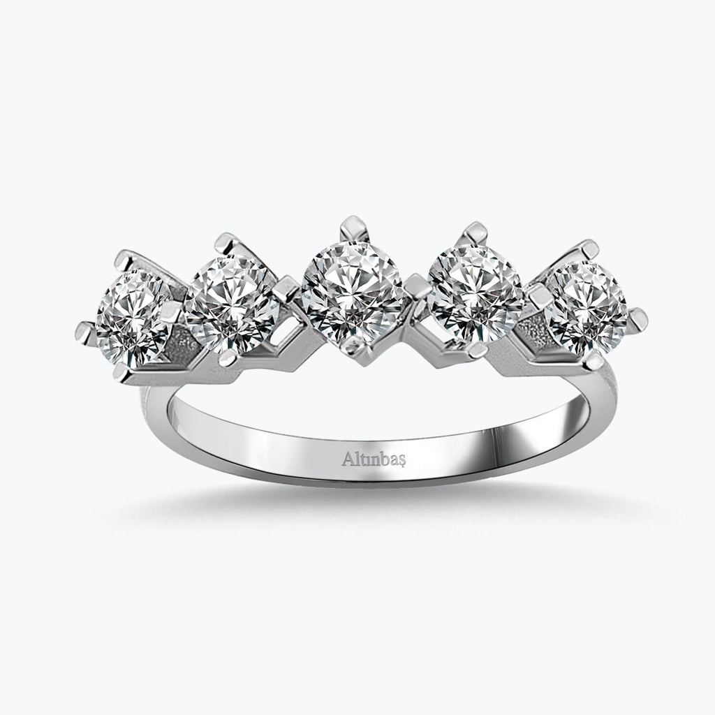 Five Stone Gold Ring