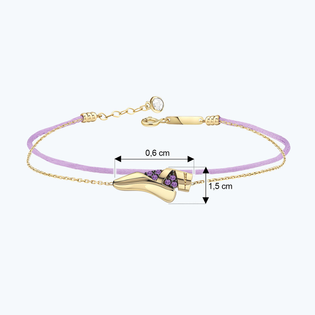 Besties Ballerina Gold Bracelet