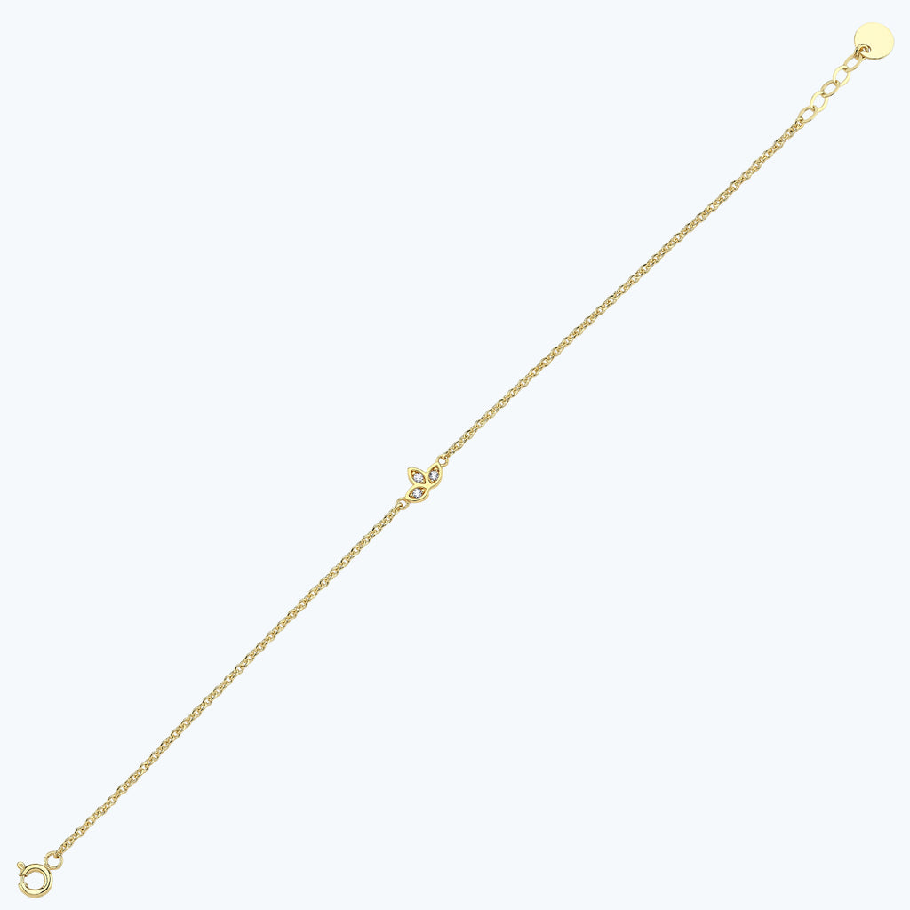 Lotus Gold Bracelet