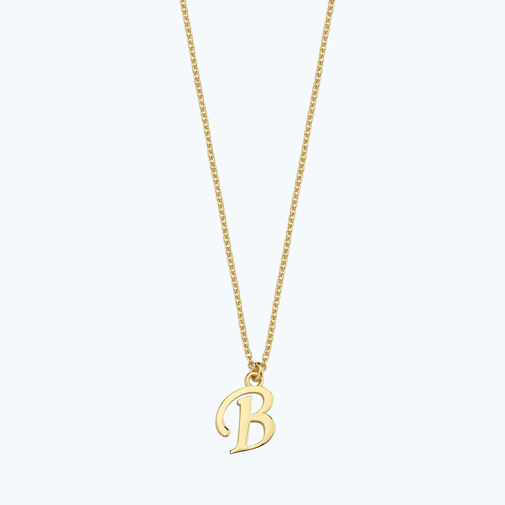 Collier Or Lettre B
