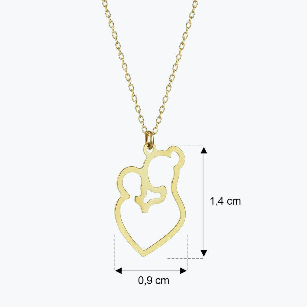 Mother Kid Gold Necklace