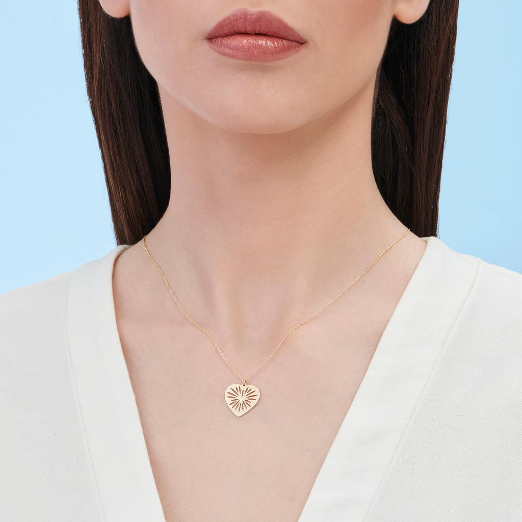 Herz Goldkette