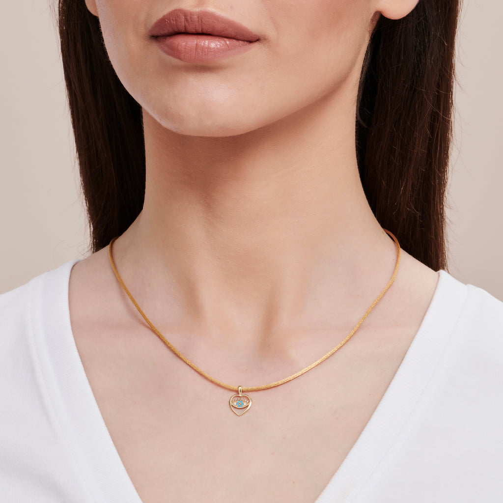 Besties Eye Gold Necklace