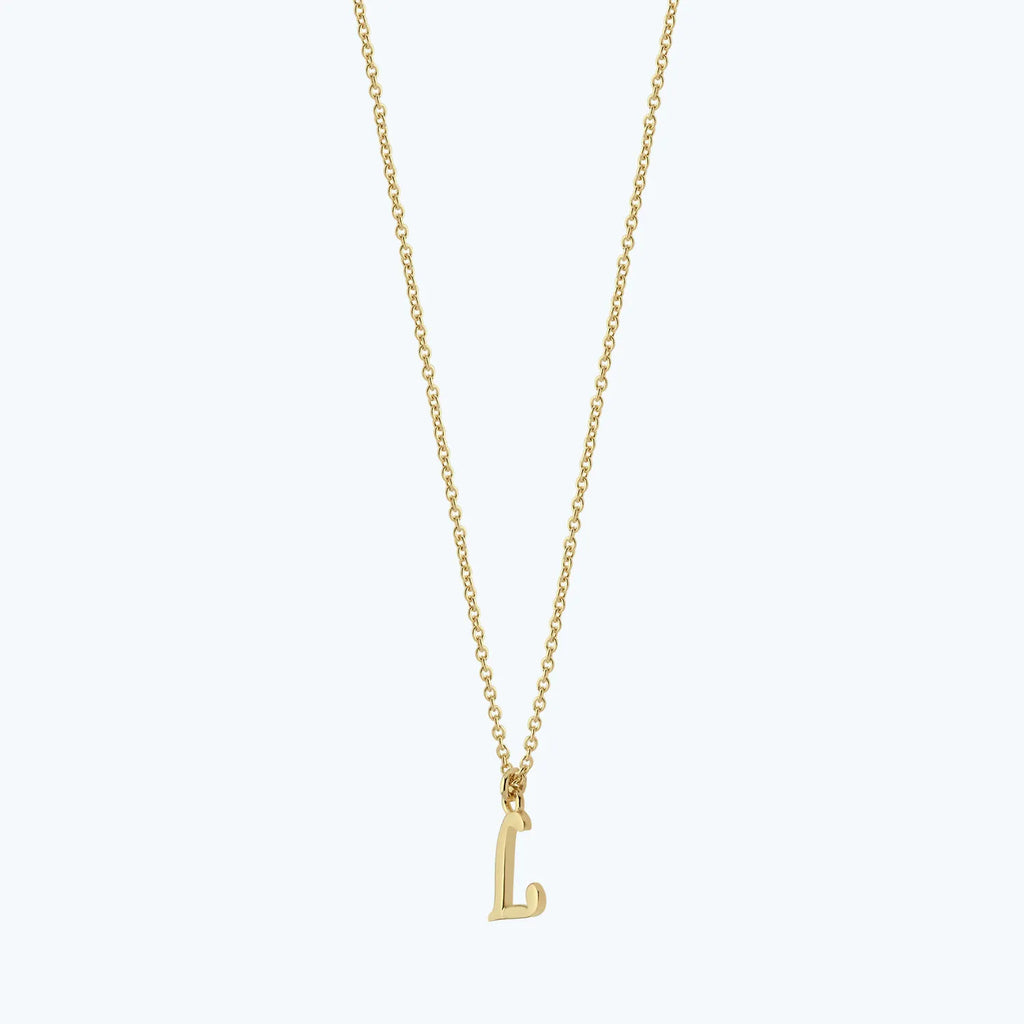 Collier Or Lettre L
