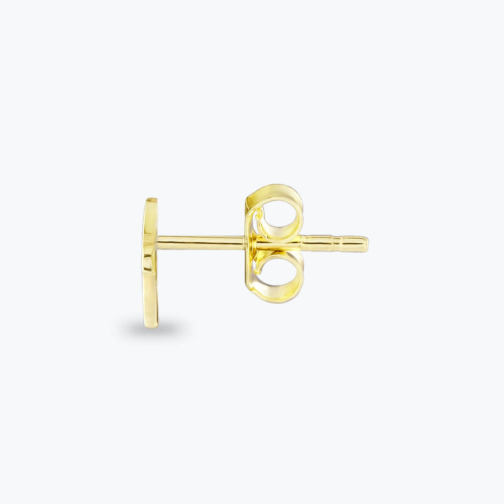 Zodiac Sign Pisces Gold Earrings