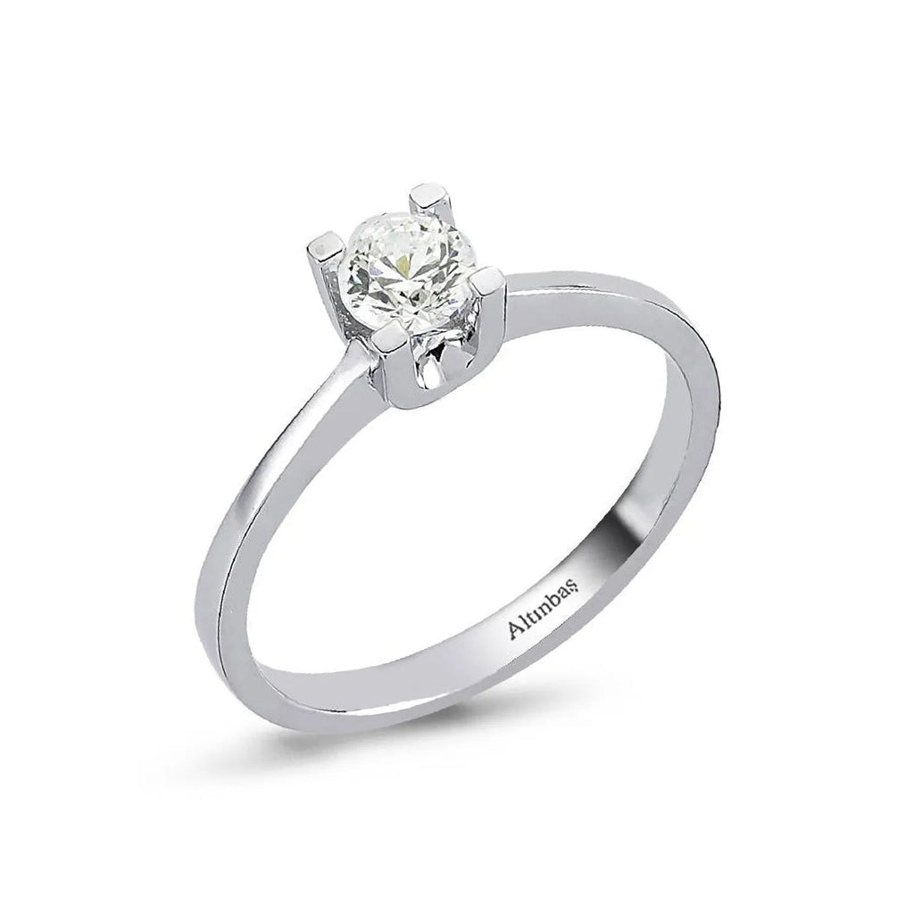 Bague Or Solitaire