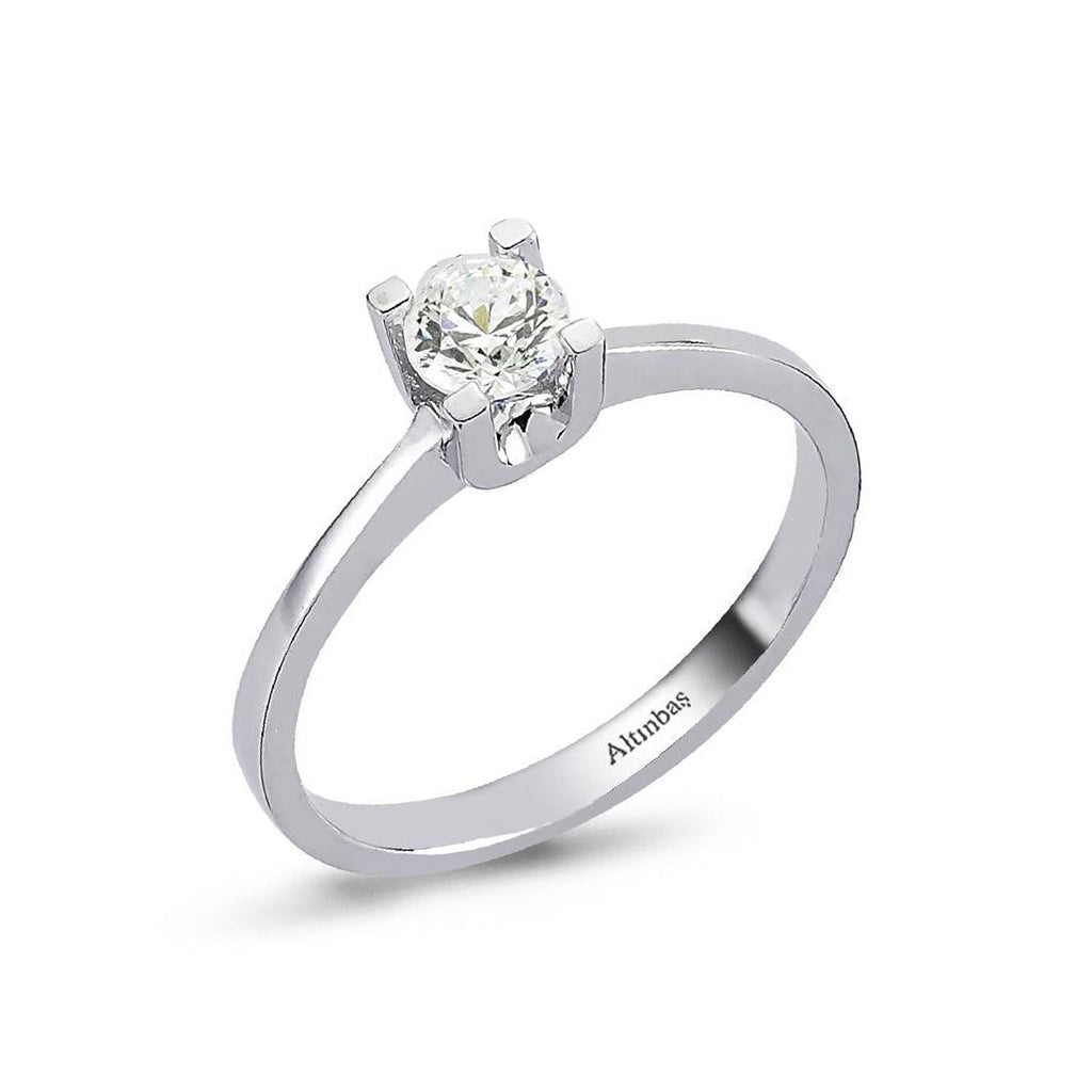 Bague Or Solitaire